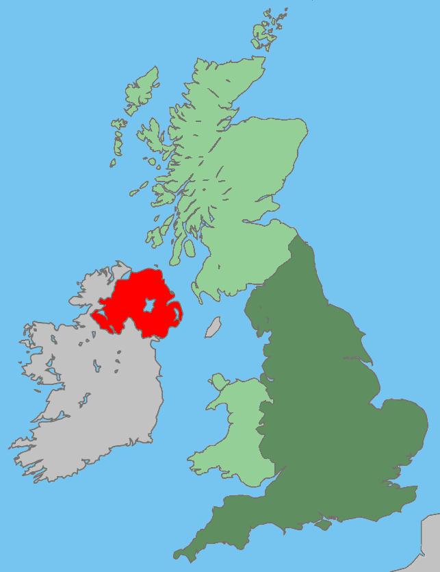 NORTHERN IRELAND Smallest UK country Devolved Government 1.