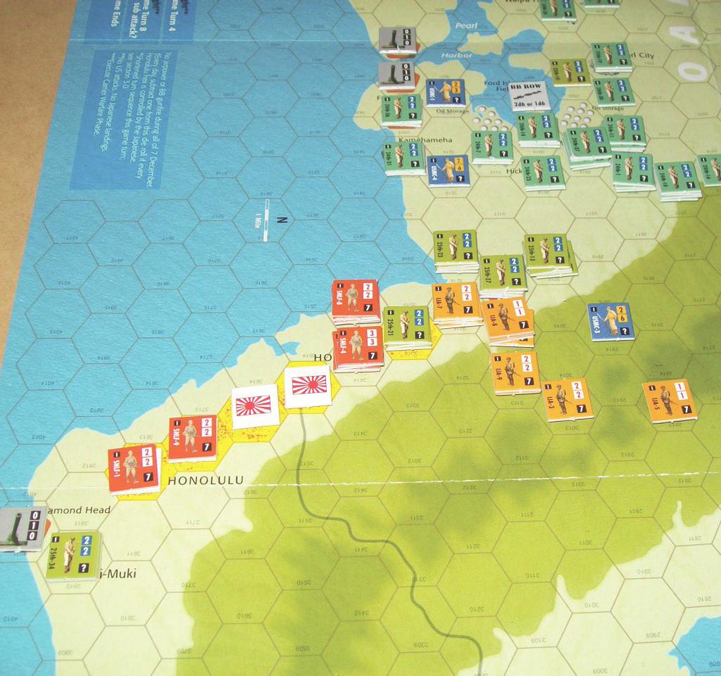 American Activation Phase The US 25 th Infantry decides not to attack, as that would most likely help the Japanese player.