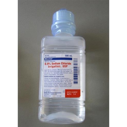 manufacturer s labeled expiration date Irrigation solutions in plastic pour bottles Warm for 60 days