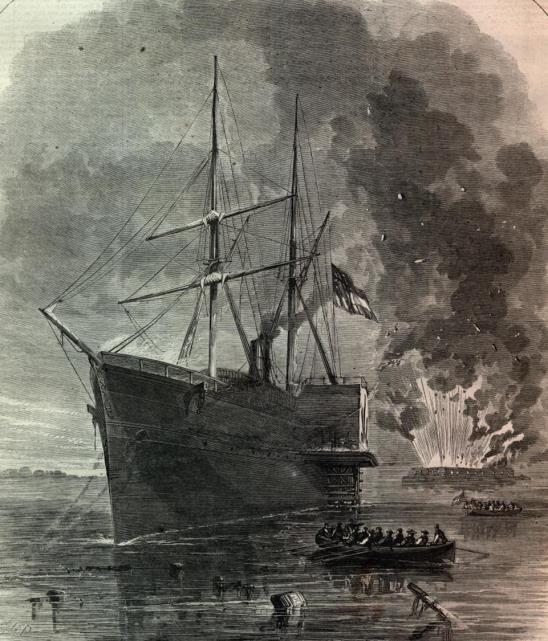 blockade became more effective as US captured Southern ports South developed fleet of blockade