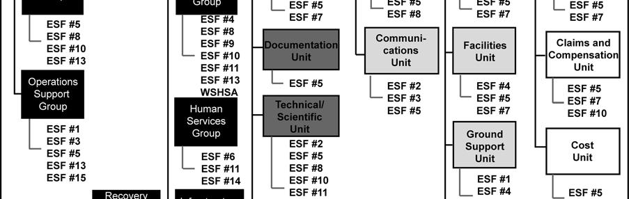 Typical ESF management is executed by the respective ESF coordinator assigned to the JFO. Figure II-4 