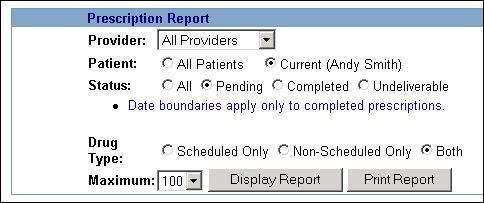 Set the Patient to All Patients. 3. Set the Status to All.