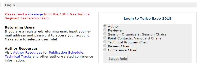 ASME / IGTI Review Process Changes for 2018 Approved by Gas Turbine Segment Leadership Team September 2017 Communicated by email