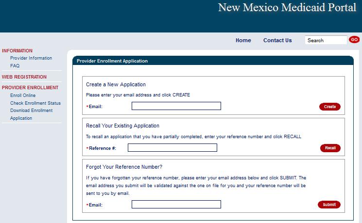 NM Medicaid Enrollment Requirement Quick facts for enrollment on the New Mexico Medicaid Portal 1. Both the individual provider and the group must enroll with HSD. 2.