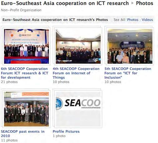 Page 10 of 34 SEACOOP FACEBOOK PICTURES YOUTUBE All along the project period, the SEACOOP YouTube Channel has been