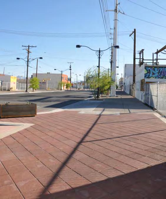 , LEED AP- Principal- In-Charge / Adam P. Pilarz, P.E., PTOE Project The project includes approximately 1,000 feet of streetscape improvements in Downtown Las Vegas.