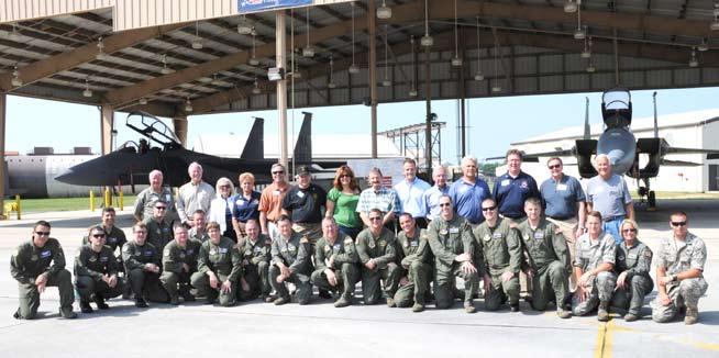 Pavey, 927th ARW commander, Col. Theodore S. Mathews, the 927th ARW vice commander, and Col. Larry Martin, 6th Air Mobility Wing commander, also took part in the tour.