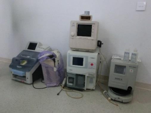 (Second Unit) Medical equipment