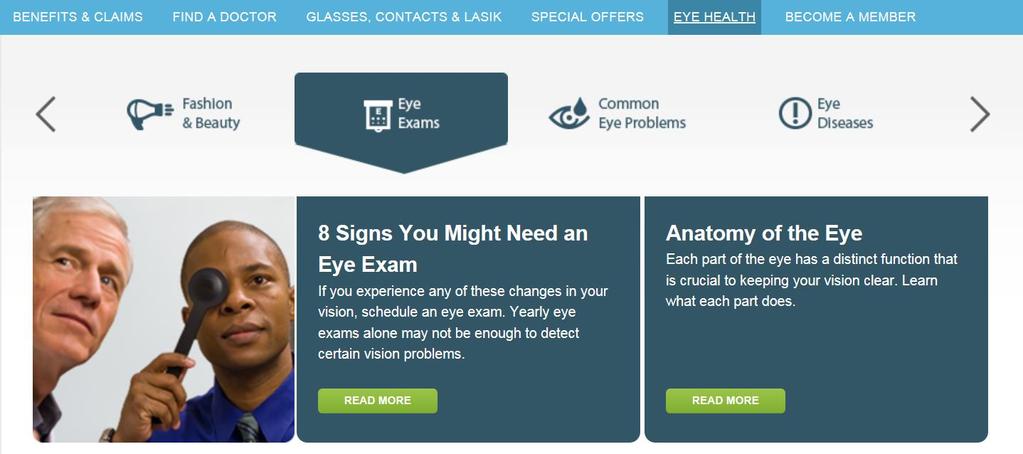 Eye Health Articles on VSP.