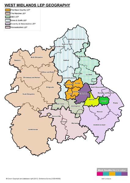Geography LEPS in the West Midlands WM LEP Chairs Combined