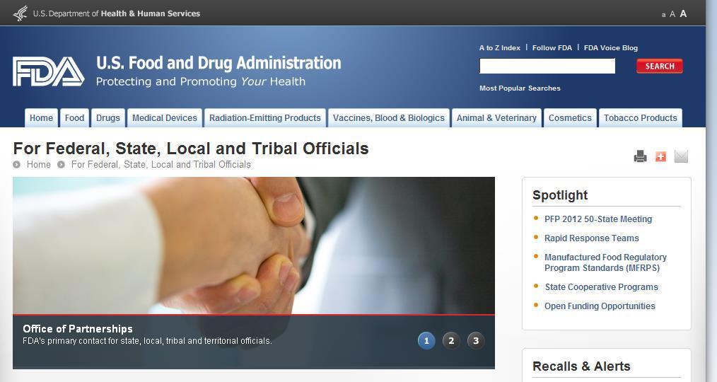 FDA Website Links to public documents &
