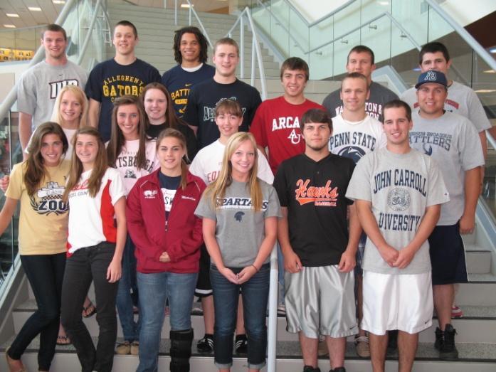 20 BPHS Student Athletes to Continue Their Athletic Careers in College The Bethel Park Athletic Department held a reception for the 20 BPHS senior student athletes who will continuing their athletic