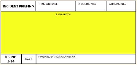 Step 4: Show perimeter and control lines, resource assignments, incident facilities,