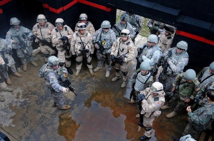 In May 2012, Minnesota National Guard Soldiers from the 2nd Combined Arms Battalion, 136th Infantry once again teamed up with Soldiers from the Croatian Armed Forces for an annual exercise called