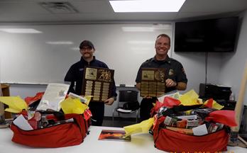 January Events: We had two celebrations in January, one for our Firefighter of the Year and one for Officer of the Year.