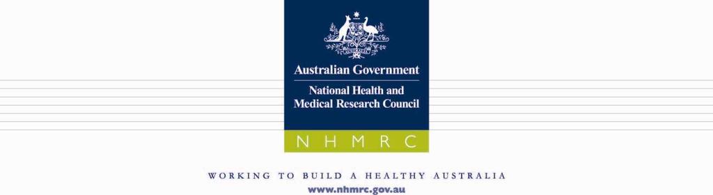 NHMRC TRANSLATING RESEARCH INTO PRACTICE (TRIP) FELLOWSHIPS FUNDING POLICY For funding commencing in 2012 Applications open 1 February 2011 New closing