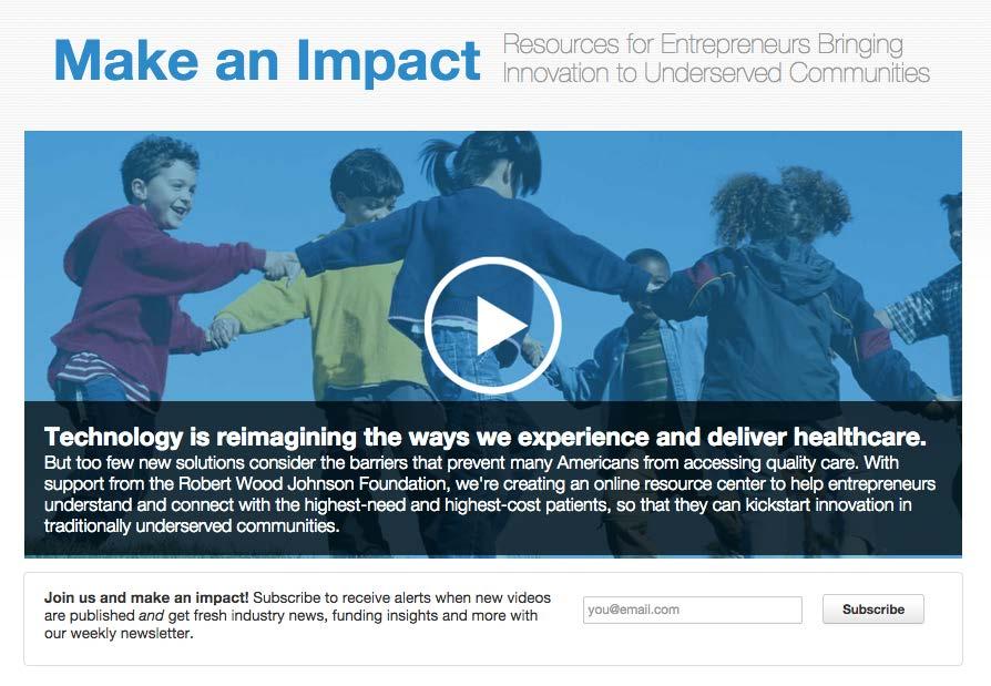 StartUp Health Education Program for Entrepreneurs TM & 2014 STARTUP