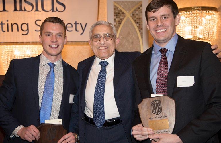 Two Students Receive the Prestigious Talal Abu-Ghazaleh International Award at Canisius College BUFFALO - The Talal Abu-Ghazaleh International Awards for Excellence in the Graduate Accounting