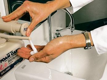 Handwashing Dispense a Small