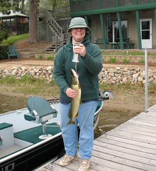 About Me Me and a 5 pound Northern caught at Crookneck Lake, Scandia Valley, MN, September 2008. No fish were harmed in the making of this photo (I put him back in the lake).