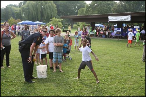 Annual National Night Out at Lakeview Park.