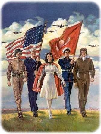 The Selective Service System expanded the draft, and 10 million more men joined the ranks of the