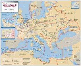 Major WWII events and battles Many battles were fought between the Allied nations and the Axis