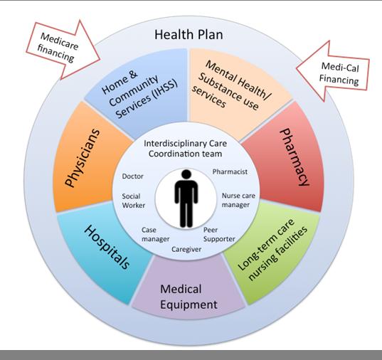 Vision: Integrated Model of Care Initial Health Risk Assessments Individualized Care Plans Care Coordination Teams Health plans