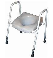 REFERENCE NUMBER TOI 038 TOILET FRAME WITH SEAT ( 18.