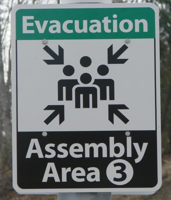 or to move down a floor (vertical evacuation). Only in exceptional circumstances will there be a building evacuation.
