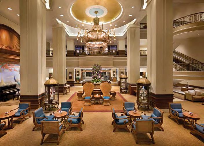 tourism paradise found: shangri-l a adds refinement to Yangon i n - d e p t h The new interior, designed by Singapore-based RSP Architects, Planners & Engineers, was conceived to show that a hotel in