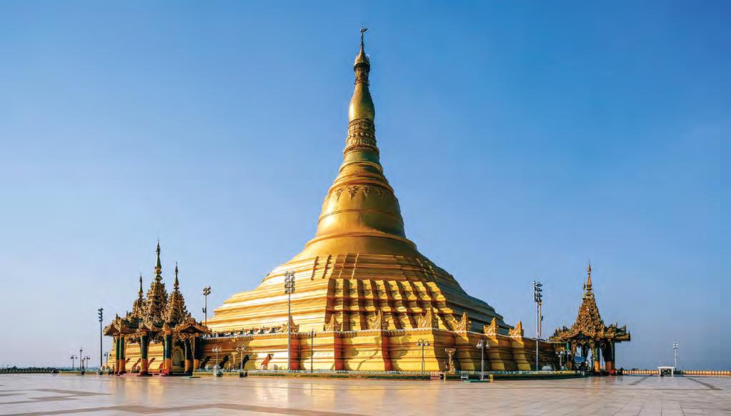 i n - d e p t h Shutterstock: Vacancylizm The Uppatasanti Pagoda, also known as Peace Pagoda, is a major landmark in Naypyidaw References 1- www.travelnaypyitaw.