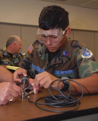 way they are exposed to top national and military leaders. Students learn the right stuff in programs like CAP s K-6 Aerospace Connections in Education.