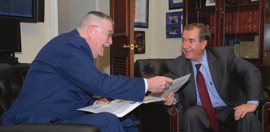 Ed Royce from California s 40th District, CAP chaplains are visible and involved whether at disaster sites, in America s schools or on Capitol Hill. Retired U.S. Air Force Maj. and longtime CAP Col.
