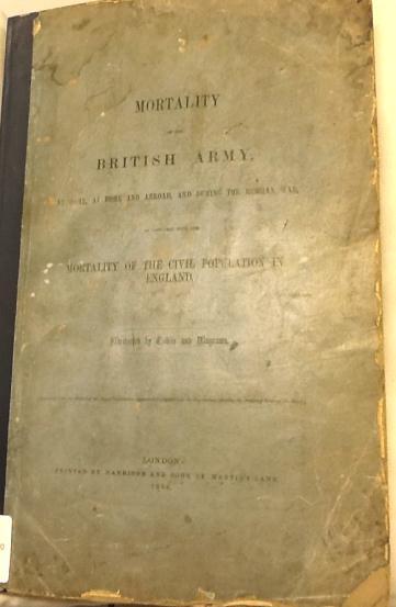 Mortality of the British Army Diagrams, one of the great utility for illustrating certain questions of vital