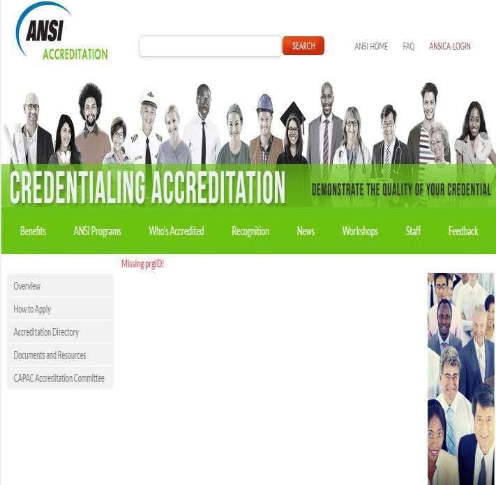 American National Standards Institution (ANSI) Go to URL: https://www.ansi.