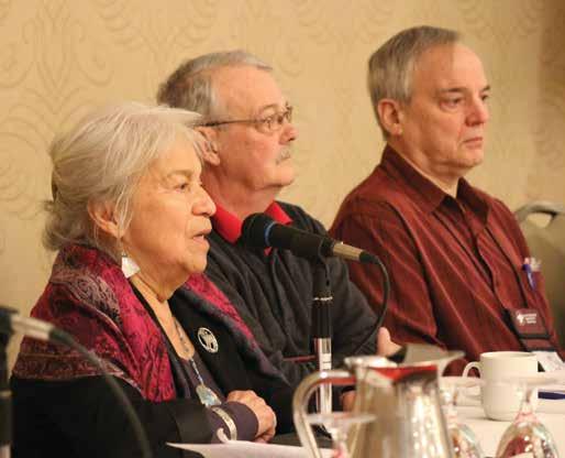 SPRING 2018 Anishinabek News Page 5 Anishinabek Nation Citizenship Commissioner Jeannette Corbiere-Lavell, Stewart Clatworthy, and Jeremy Hull.