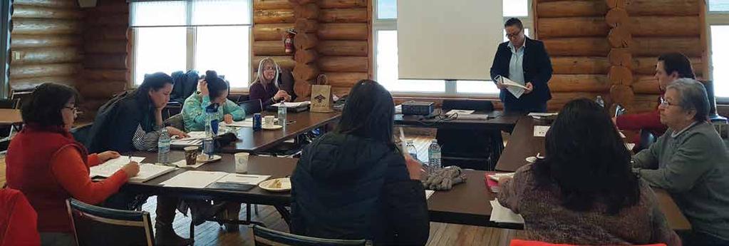 SPRING 2018 Anishinabek News Page 6 The Anishinabek Nation Health Transformation Regional Session held in Garden River First Nation on Feb. 20-21.