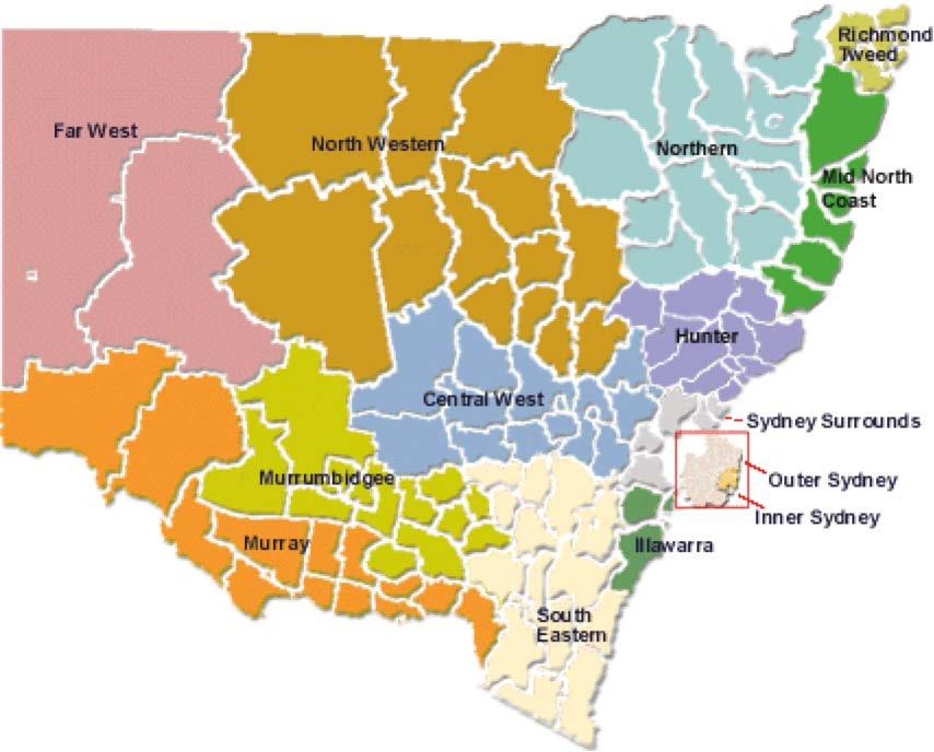 APPENDIX 2 LOCAL GOVERNMENT BOUNDARIES for Apprentices in the category Working in regional NSW.