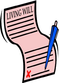 Living Will A living will is a legal document that a person uses to make known his