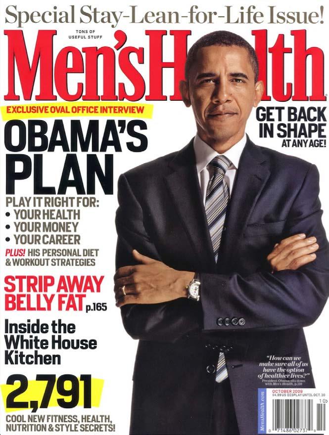 Men s Health, October 2009 Here's what the President told us: "I actually think (taxing soda) is an idea that we should be exploring. There's no doubt that our kids drink way too much soda.