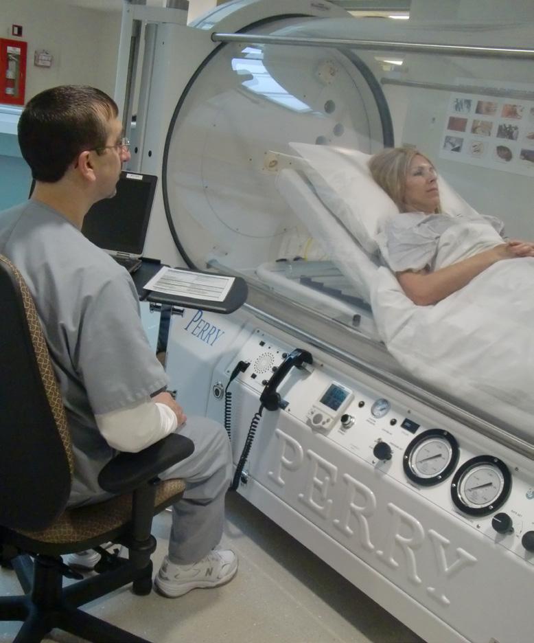 Wound Healing Center s Hyperbaric Oxygen Chamber A Legacy of Caring: Cindy Louise Saturday Since the Hospital s opening day, it has been a safety net of care for local residents.