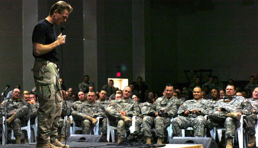 Page 3 News Nov. 25, 2006 Comedian entertains troops at Warhorse (Photo by Spc. Ryan Stroud, 3rd BCT, 1st Cav. Div.