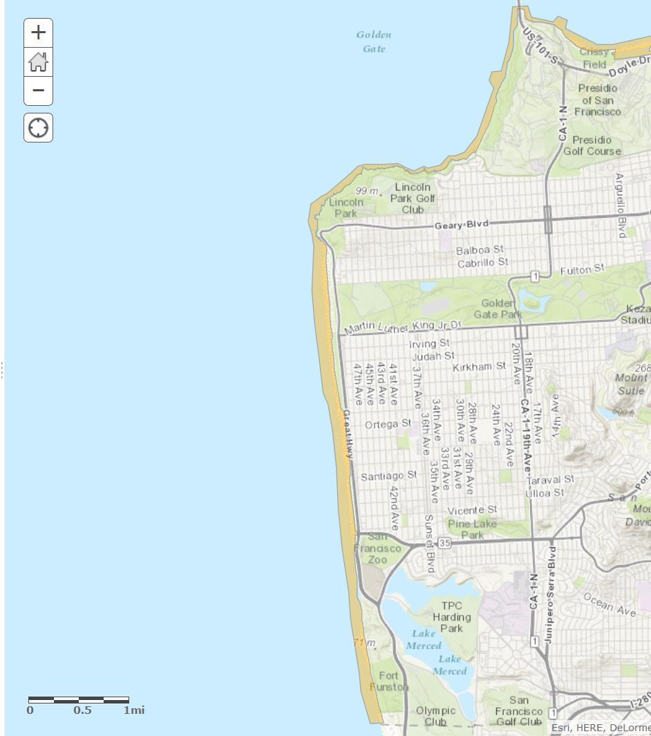 Level 2 Evacuation Maps CCSF West Pacific Ocean side Level 2 Tsunami Evacuation Area Sources: Cal