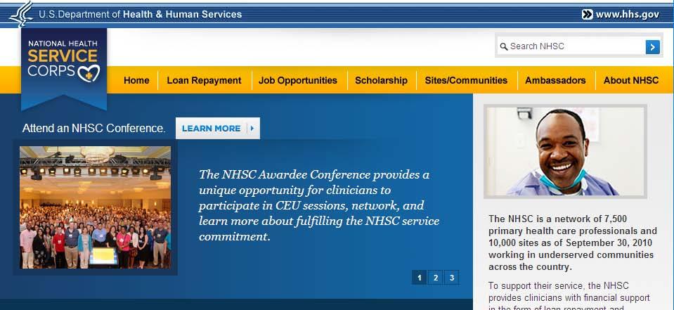 NHSC Home Page