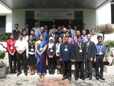 technology needs in the region Sentinel Asia System Operation Training This operation training has been held six times since 2007