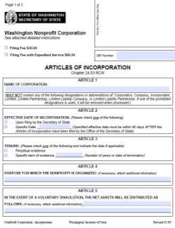 Step 6: File articles of incorporation with the Secretary of State or other appropriate state agency.