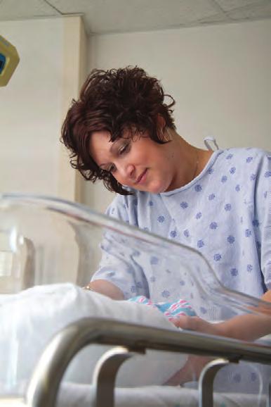 A typical stay on ostpartum/mother-baby Unit is usually 24 to 48 hours for a vaginal birth, and about three days for a C-section.