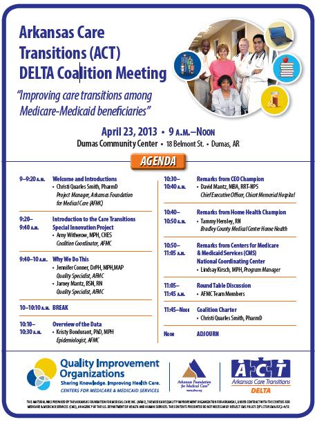 ACT DELTA coalition kick-off meeting April 23,