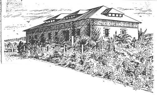 However, here and there, if you know where to look, something from the good old days is still standing. So, here is a line drawing of a building in the Cupertino area and here are the questions.